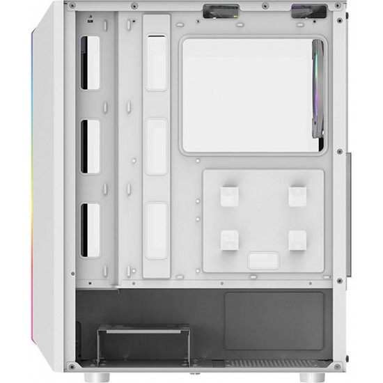 Darkflash DK151 LED computer case (white) + 3 RGB fans