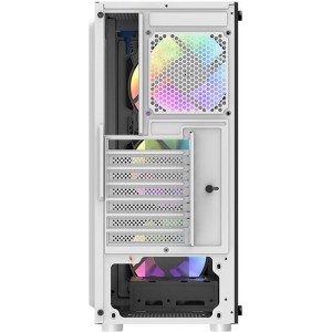 Darkflash DK151 LED computer case (white) + 3 RGB fans