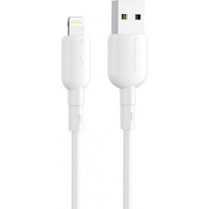 Vipfan USB to Lightning cable VFAN Colorful X11, 3A, 1m (white)