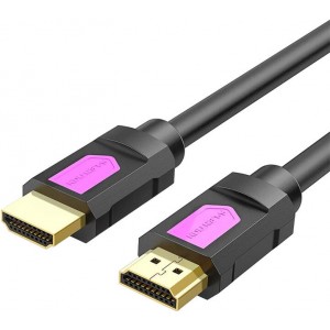 Lention VC-HH20 HDMI 4K High-Speed to HDMI 2.0 cable, 18Gbps, PVC, 1m (black)