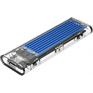 Orico Enclosure SSD M.2 , NVME, USB-C 3.1 Gen.2, 10Gbps (blue)