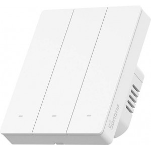 Sonoff M5-3C-80W WiFi Matter smart wall switch (3-channel, for frame)