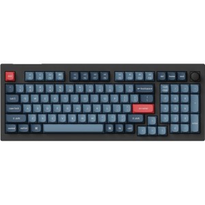 Keychron V5 Max QMK/VIA RGB Knob Red Switch Wireless Mechanical Keyboard (black)