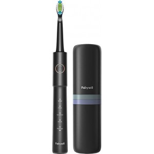 Fairywill Sonic toothbrush with head set and case FairyWill FW-E11 (black)