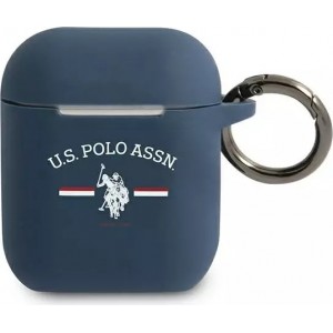 U.s. Polo Protective case for US Polo headphones for Apple AirPods navy blue