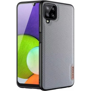 Dux Ducis Fino case cover covered with nylon material Samsung Galaxy A22 4G gray