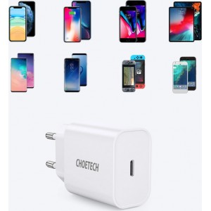 Choetech USB Type C PD 20W Wall Charger White (Q5004 V4)