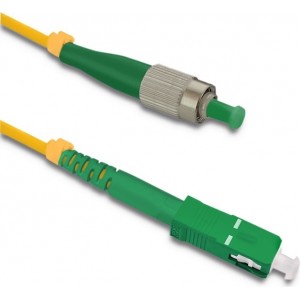 Qoltec Patchcord fiber optic FC/APC - SC/APC | Singlemode | 9/125 | G652D | Simplex | 5m