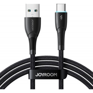 Joyroom Starry Series SA32-AC3 3A USB-A / USB-C cable 1m - black