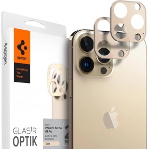 Spigen Optik.tR Camera Protector for iPhone 13 Pro / 13 Pro Max - Gold 2 pcs.