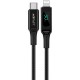 Acefast cable MFI USB Type C - Lightning 1.2m, 30W, 3A black (C6-01 Black)