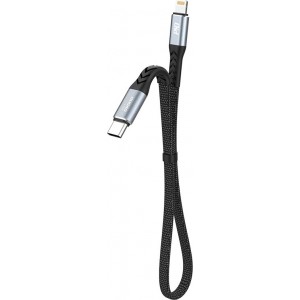 Dudao L10P Lightning - USB-C PD 20W cable 0.23m - black