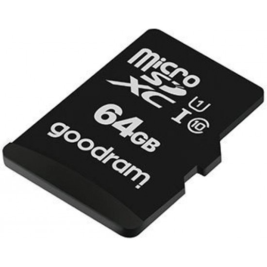 Goodram Microcard 64 GB micro SD XC UHS-I class 10 memory card, SD adapter (M1AA-0640R12)