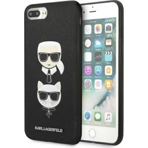 Karl Lagerfeld Saffiano Karl&Choupette Head case for iPhone 7 Plus / iPhone 8 Plus - black