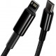 Baseus cable Tungsten PD USB-C - Lightning 2,0 m black 20W