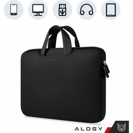 4Kom.pl MacBook Air/ Pro 13'' Neoprene Sleeve Bag Black