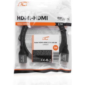 HDMI-HDMI cable (v2.1 | 8K | 1 m) black