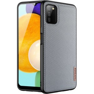 Dux Ducis Fino case covered with nylon material for Samsung Galaxy A03s gray