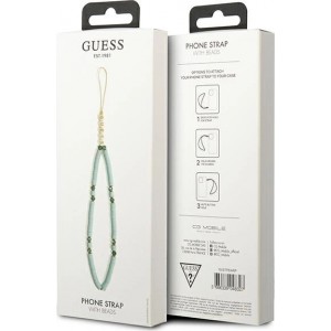 Guess pendant GUSTPEARP Phone Strap blue/blue Heishi Beads