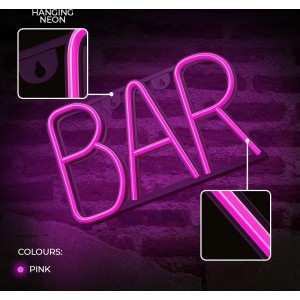 NEON LED BAR pink Bat + USB FLNE24 Forever Light