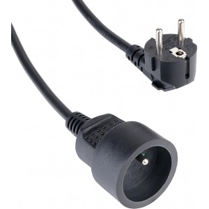 Hama Standard 2m Extension Cord - Black