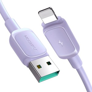 Joyroom Multi-Color Series A14 Lightning / USB-A 2.4A 1.2 m cable - purple