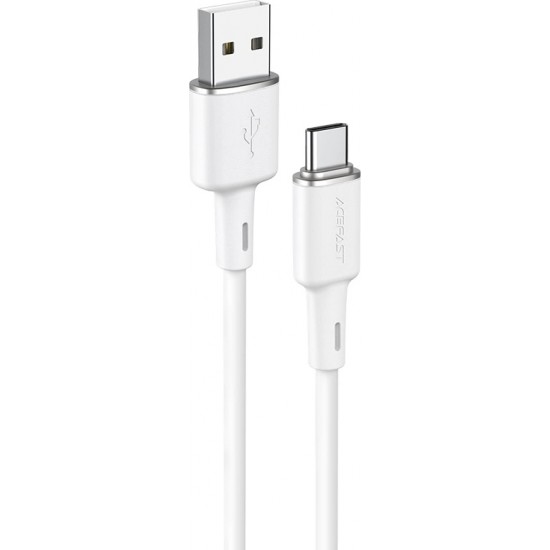 Acefast USB cable - USB Type C 1.2m, 3A white (C2-04 white)