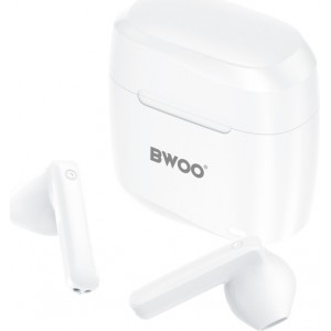 BWOO wireless TWS earphones BW94-WH white