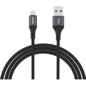 Dudao L3SM USB-A - MicroUSB 3A 1.2m Braided Cable - Black