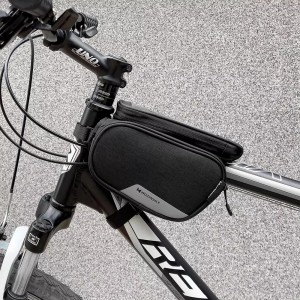 Wozinsky bike frame bag detachable phone pouch up to 6.5