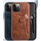 Nillkin Aoge Leather Case flexible armored genuine leather case with pocket for iPhone 12 mini brown