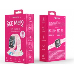 Forever Smartwatch GPS WiFi Kids See Me 2 KW-310 pink