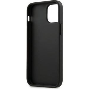 Karl Lagerfeld case for iPhone 13 Pro / 13 6,1'' KLHCP13LSAKHBK black hard case Saffiano Ikonik Karl`s Head