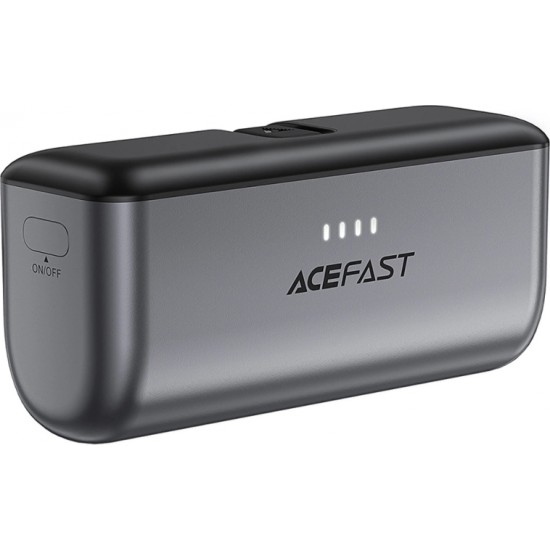 Acefast Powerbank Acefast M9 5000mAh USB-C (male) / USB-C (female) PD 20W - black