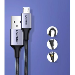 Ugreen cable USB - micro USB 1m gray (60146)