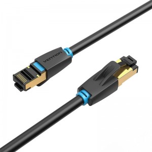 Vention Network Cable CAT8 SFTP Vention IKABH RJ45 Ethernet 40Gbps 2m Black