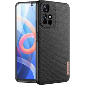 Dux Ducis Fino case cover covered with nylon material Poco M4 Pro 5G black