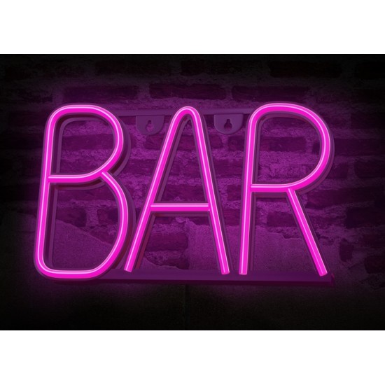 NEON LED BAR pink Bat + USB FLNE24 Forever Light