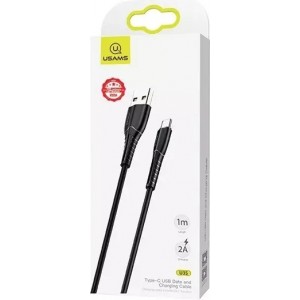 4Kom.pl USAMS Cable U35 microUSB 2A Fast Charge 1m black