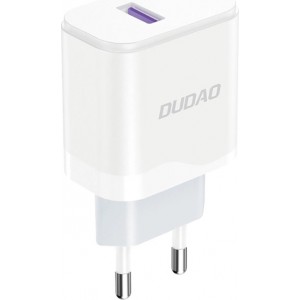 Dudao A20EU USB-A 18W network charger - white