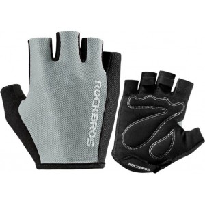 Rockbros S099GR cycling gloves, size XL - gray