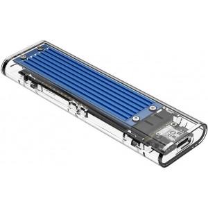 Orico Enclosure SSD M.2 , NVME, USB-C 3.1 Gen.2, 10Gbps (blue)