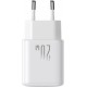 Joyroom JR-TCF20 USB-C PD 20W network charger - white + USB-C / USB-C cable 1m