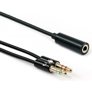 Sbox 35M-2X35F/R 3.5mm x2 F. 3Pin - 3.5mm M. 4Pin 0.2M