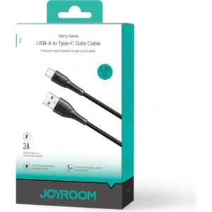 Joyroom Starry Series SA32-AC3 3A USB-A / USB-C cable 1m - black