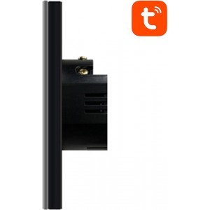 Avatto Smart Light Switch WiFi Avatto TS02-EU-B1 1 Way TUYA (black)