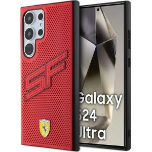 Ferrari Big SF Perforated case for Samsung Galaxy S24 Ultra - red