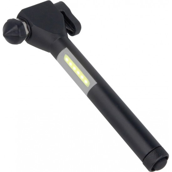 Forever Light LED flashlight EMERGENCY with hammer and magnet 2xAAA COB FLF-03