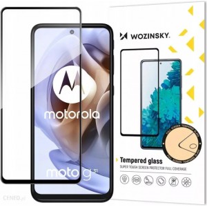 Wozinsky Full Glue Moto G51 Full Screen Tempered Glass with Black Frame