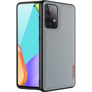 Dux Ducis Fino case cover covered with nylon material Samsung Galaxy A72 4G gray